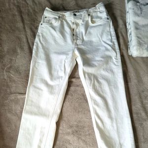 AGOLDE Nico White Jeans from Anthropologie